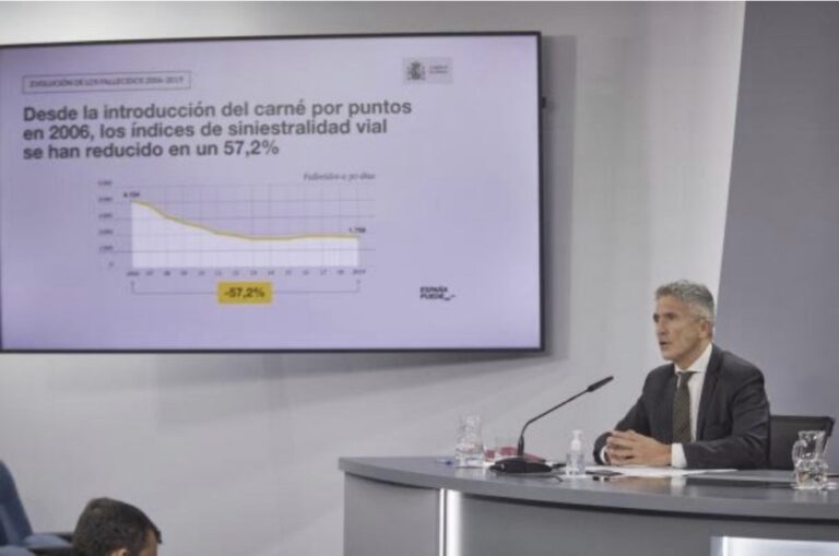 El ministro del Interior Fernando Grande-Marlaska ha informado de las reformas legislativas en materia de Tráfico que ha aprobado el Gobierno (Europa Press)